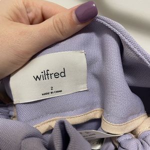 Aritzia Wilfred Paper Bag short in Lavish Lavender